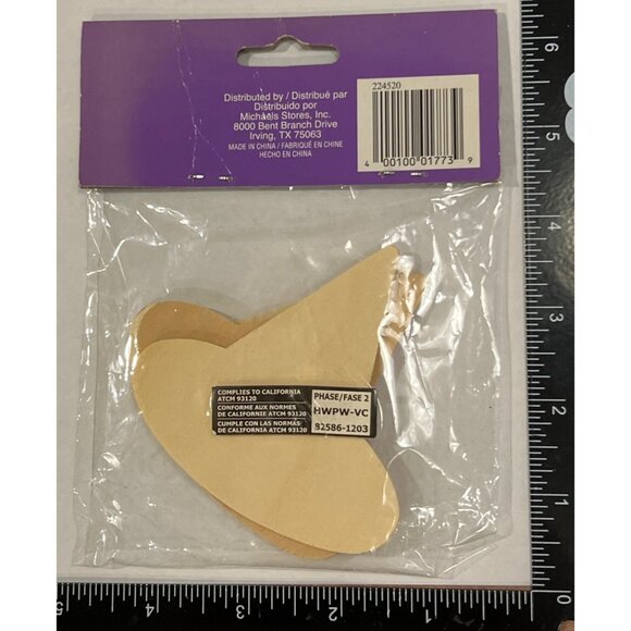 Creatology Halloween Witch Hat Wood Shapes 3 Pcs DIY Craft Supplies 224520 - Picture 2 of 2